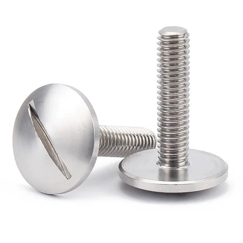 Viti a testa di formaggio rialzate grandi scanalate in acciaio inossidabile SS304 m2 M2,5 M3 M4 M5 M6 (50,M6 x 25mm)