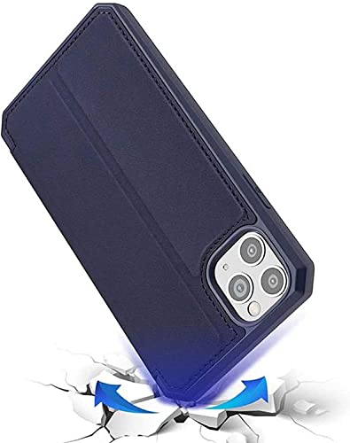 Étui en cuir iPhone 12 et 12 Pro protection intégrale premium couleur noir - 2