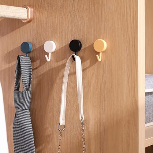 Xixieeu Bunte Haken, selbstklebend, Wandhaken, selbstklebende Wandhaken, strapazierfähig, niedlich, bunt, Schlüsselhalter, dekorative Haken, Wandhaken, Mehrzweckhaken, 5 Stück