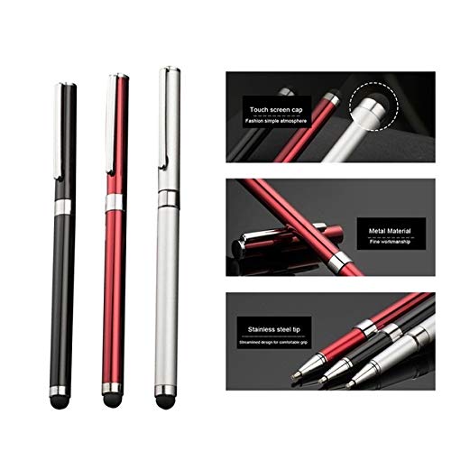 Pro Stylus Capacitive Pen Compatible with Motorola Edge Plus Upgraded Custom High Precision Touch Full Size 6 Pack! (RED)