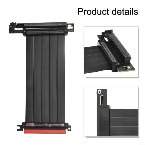 Cable riser PCIe 4.0 X16 de 200 mm con soporte vertical de 90 grados para GPU RTX 4090 3