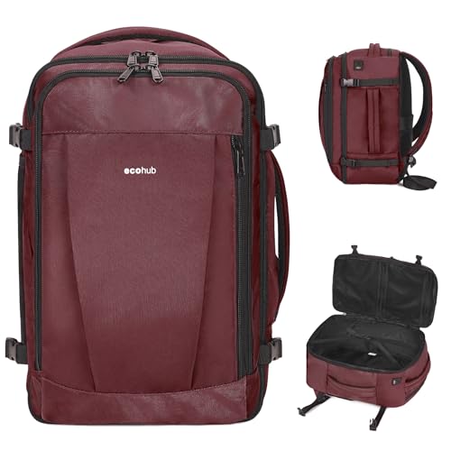 ECOHUB Travel Backpack 18x14x8 Spirit Airlines Personal Item Bag Carry