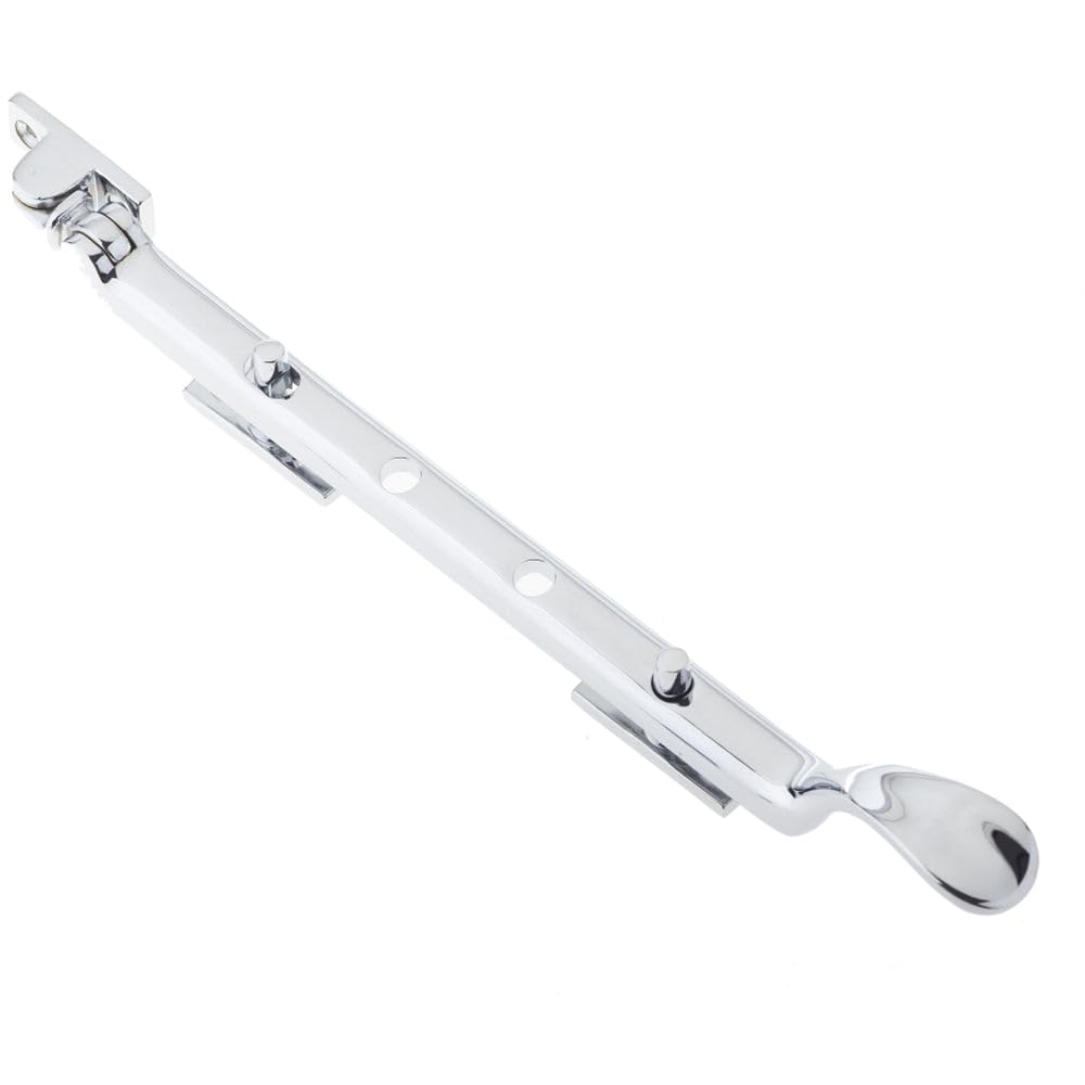 Loops Premium Victorian Casement Stays 250mm In Polished Chrome FinishWindow Peg Bar from B&Q