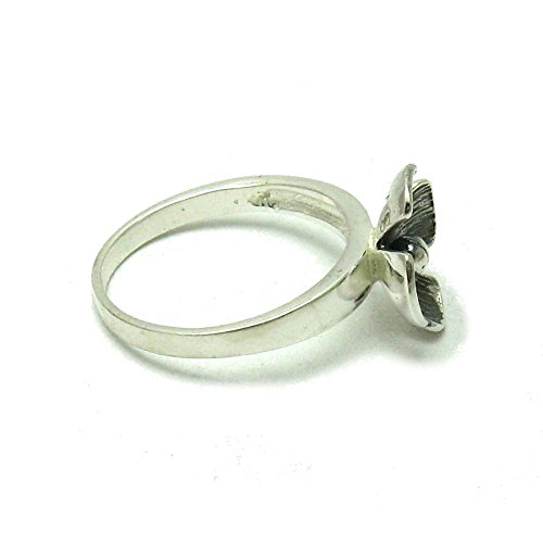 Bague en argent massif 925 Fleur Empress bague durable qui ne noircit pas - 3