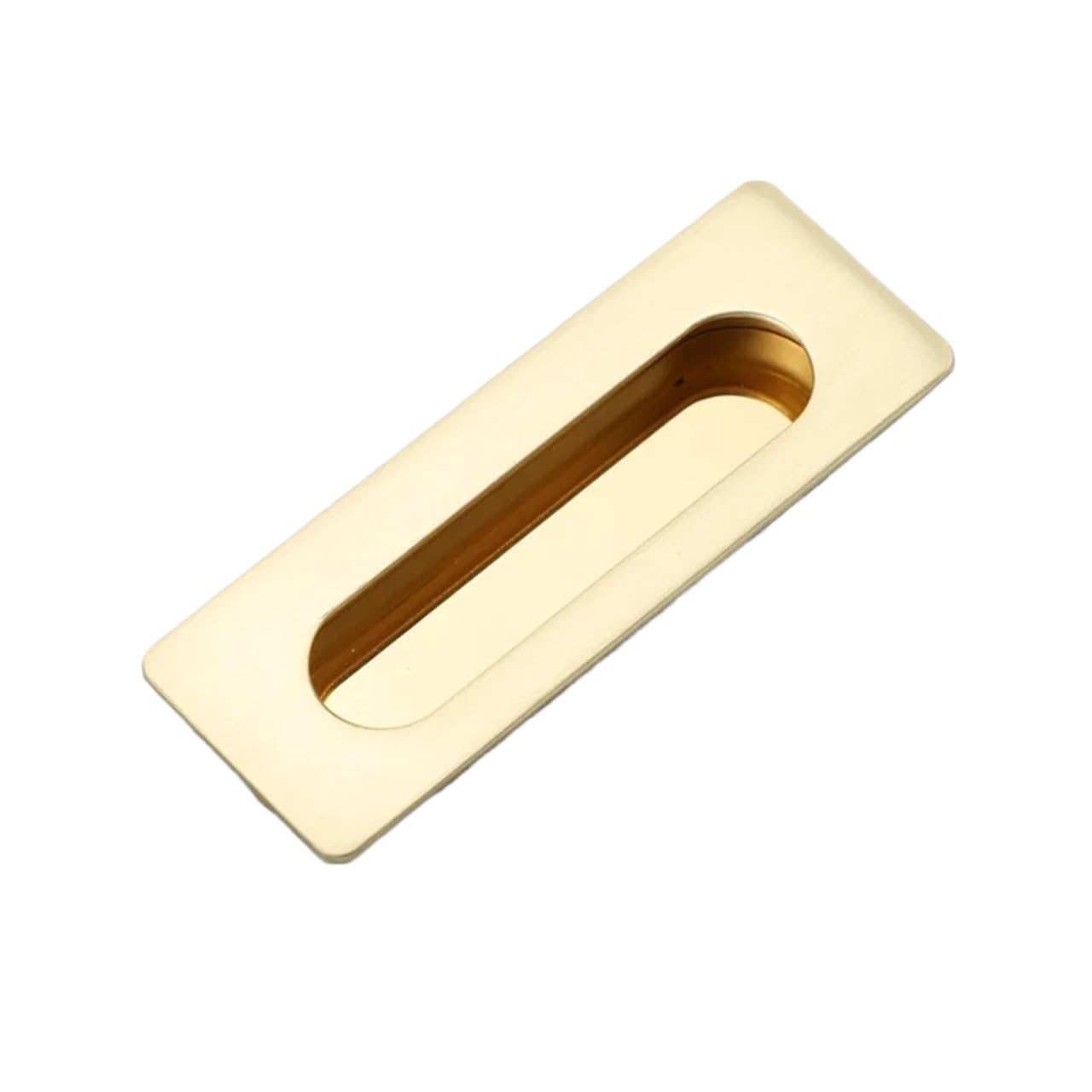 Mohuied 5771 Wire Drawing M Recessed Handle Sliding Door Pulls Flush Handles, Recessed Knobs Hardware，Closet For Drawer Cabinet(5771 Wire Drawing M)