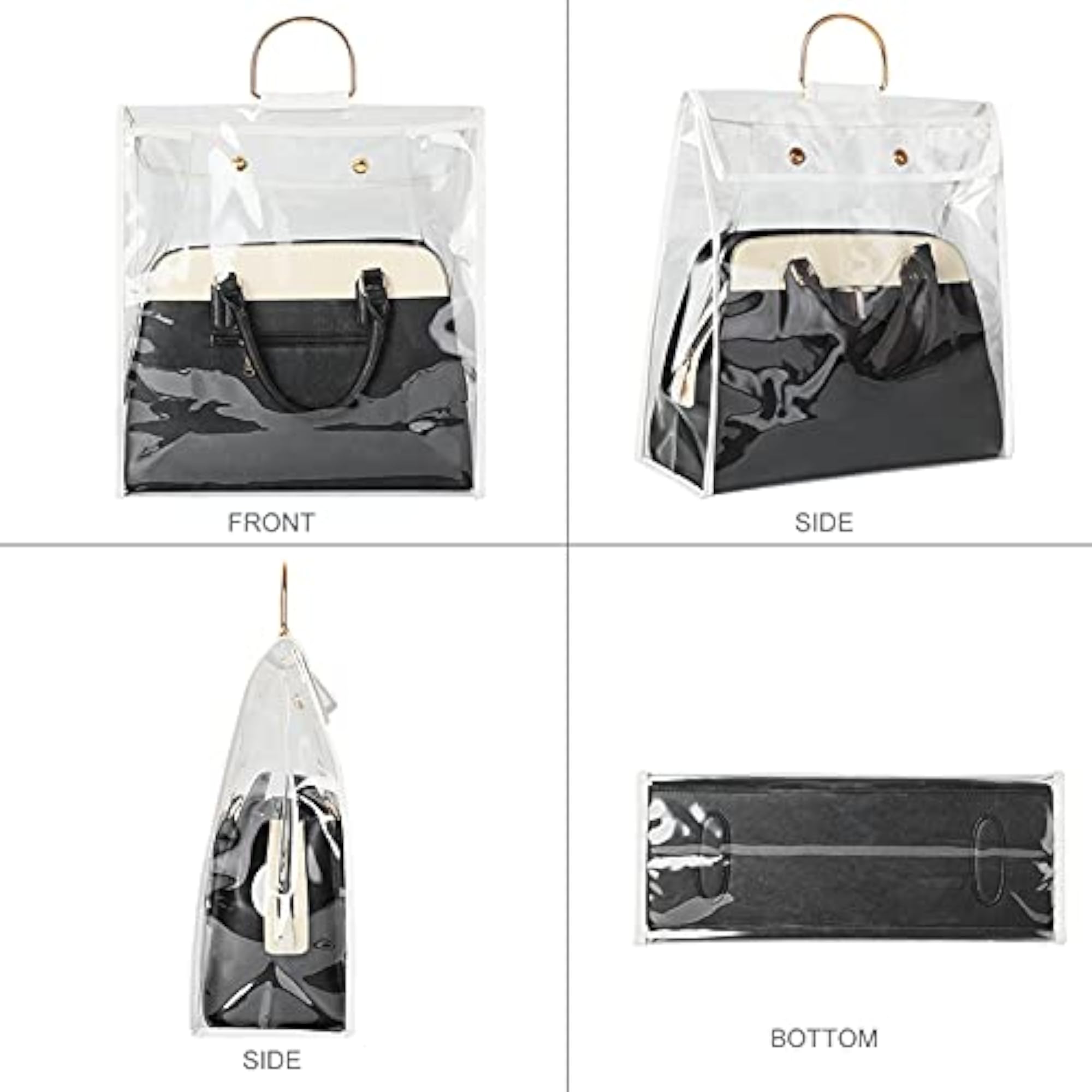 Clear Handbag Protector Dust Bag 2PCS