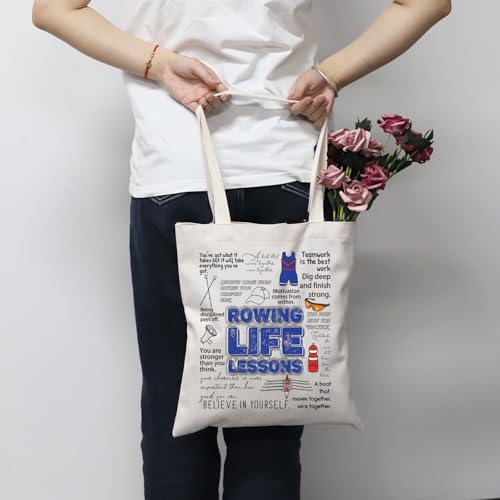 Bolsa Tote Rowing Lover Gift Lecciones Vida miniatura 6