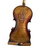 Fabriqué en bois massif sculpté avec reliure incrustée et chevilles et touche en bois dur noir.