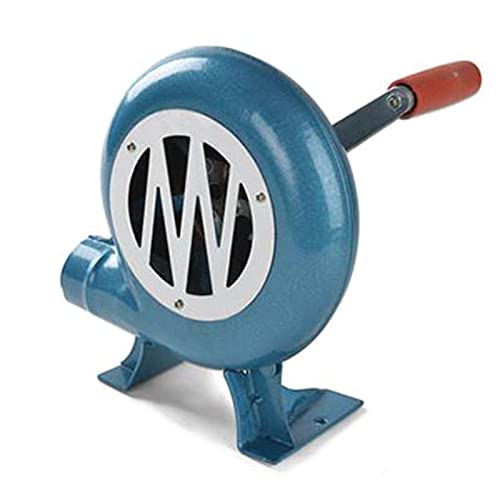 Mllepjdh Soplador de manivela de 200 W para camping, barbacoa, hogar, fogata, senderismo, interior/exterior, soplador de aire para senderismo