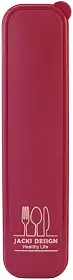 Porta Talheres Portatil Linha Joy Jacki Design - Vinho