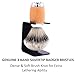 Taconic Shave's Extra Dense 100% 3-Band Silvertip Badger Luxury Shaving Brush –Deluxe Beechwood and Chrome Handle - Shaving Stand Included