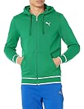 PUMA Men's Vintage Sport Full Zip Hoodie, Archive Green