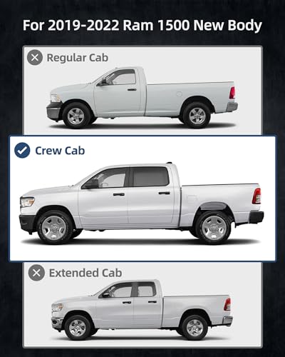 Estribos KYBOLT para Dodge Ram 1500 2019-2024 Crew Cab miniatura 2