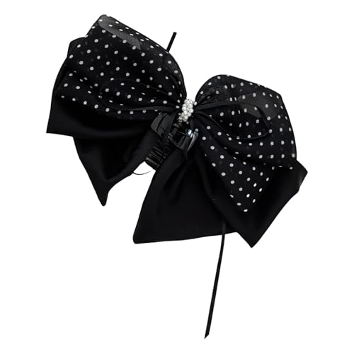 Multilayer Bowknot Hair Clip Hair Styling Accessory with Dotted Color Design for Casual Wear Party Work Occasion Hairpins for Da