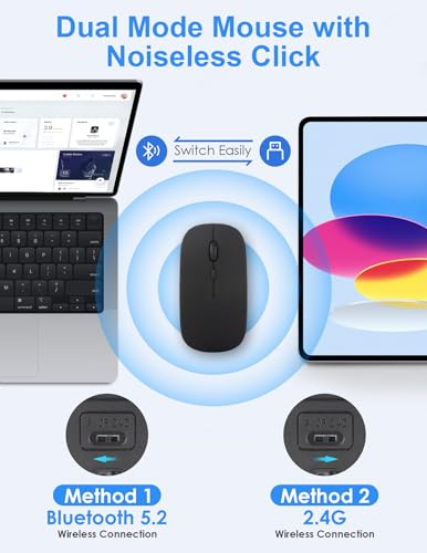 Teclado Bluetooth iPad A16 11 pulgadas y funda de iPad 10ª generación 10.9 LAMA 4