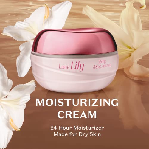 O Boticario Love Lily Satin Hydrating Body Cream, 24 Hour Fragranced Body Butter For Dry Skin, 8.8 Ounce #TOP1