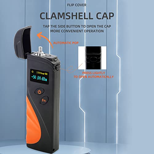 Image of FTTH Mini Clamshell Fiber Cable tester Optical Power Meter KTM50 Power measurement range -50 ~ + 20 dBm