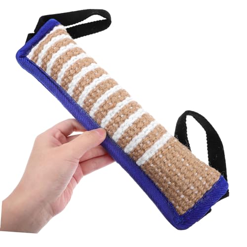 Coussin de traction pour chien accessoire de formation jouet interactif en jute - 5