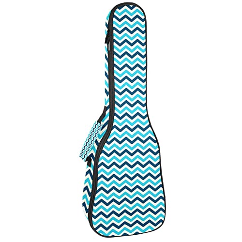 Sac ukulélé de concert robuste housse rembourrée soprano rayures