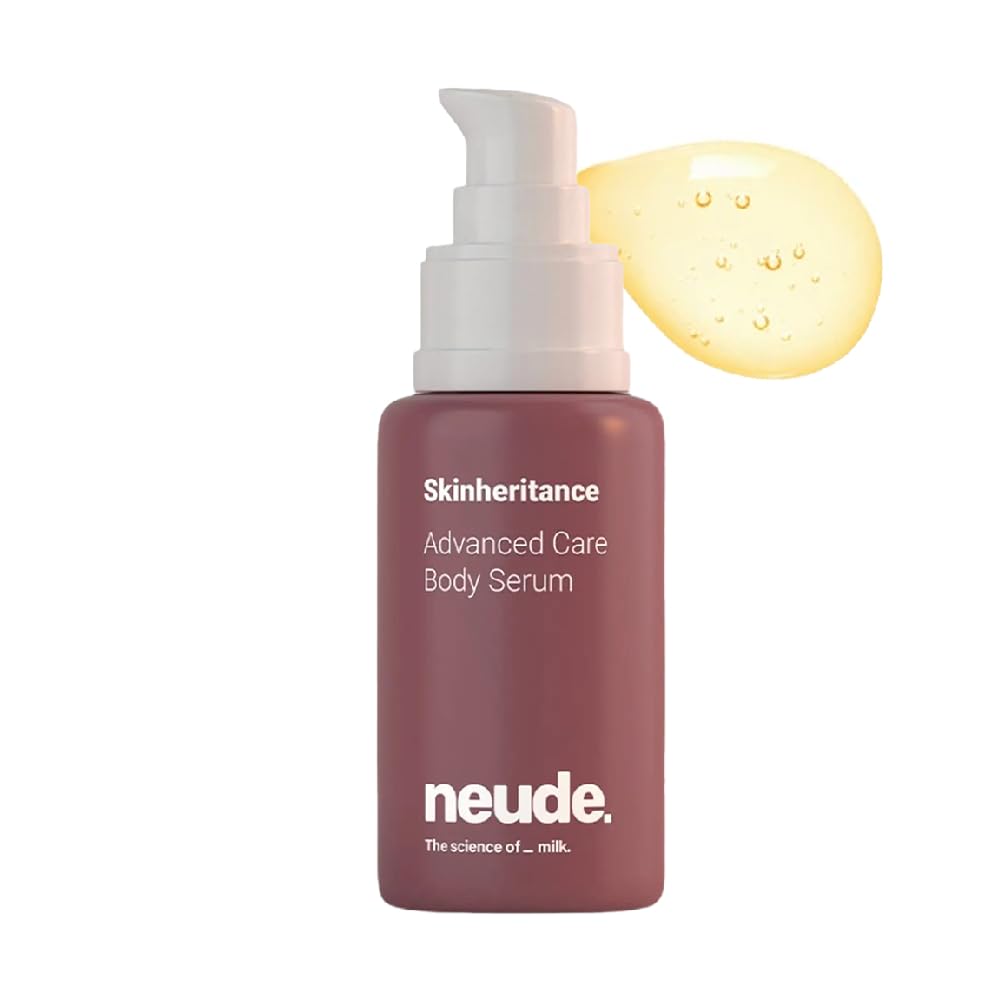 Neude Skinheritance Hydrating & Firming Glow Body Serum 50ml with Bakuchiol Retinol & Vitamin E for Men & Women All Skin Types Paraben-Free Sulphate-Free for Smooth Radiant Skin