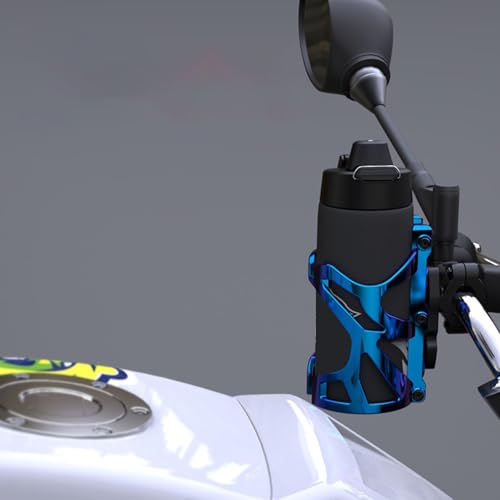 Support réglable pour bouteille d'eau anti-vibration pour vélo et moto - 6