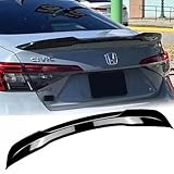 AUTOXBERT Spoiler Wing Compatible with 2022 2023 2024 2025 2026 Honda Civic Sedan Sport Rear Trunk Spoiler Wing Lip for Honda Civic Sedan Accessories (Glossy Black)