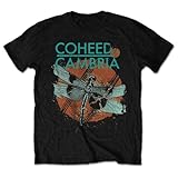 Men's Coheed and Cambria Dragonfly Slim Fit T-Shirt X-Large Black