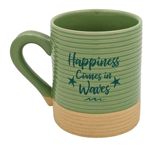 Taza de cerámica con tortuga marina miniatura 2