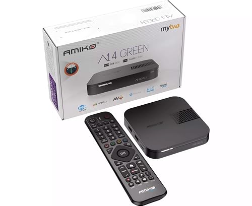 Amiko A14 4K Android 14 Mytv3 : Fini les freezes en streaming avec le WiFi Dual Band