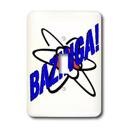 Interrupteur à bascule Big Bang Theory Bazinga idéal pour chambre geek