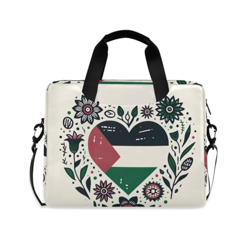 Bolso para portátil de 15.6" floral fino y ligero tipo maletín portaordenador