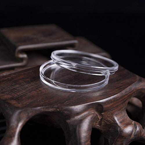 100 Pedaços Caixa De Armazenamento De Moedas Recipiente Transparente Suprimentos De De Moedas Cápsul