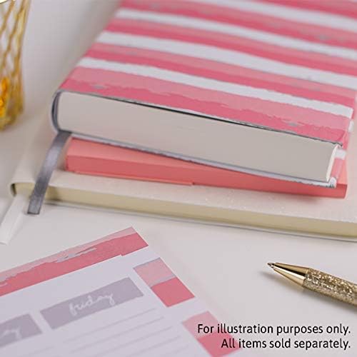 Dotty about Paper A5 Chunky Linen Covered Notebook With Ribbon 160 x 215 mm (28 mm thick) 192 sheets, Earn Your Stripes - Image 3