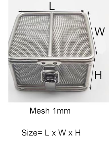 Bandeja de instrumentos en acero inoxidable 304 con cesta de malla perforada 3