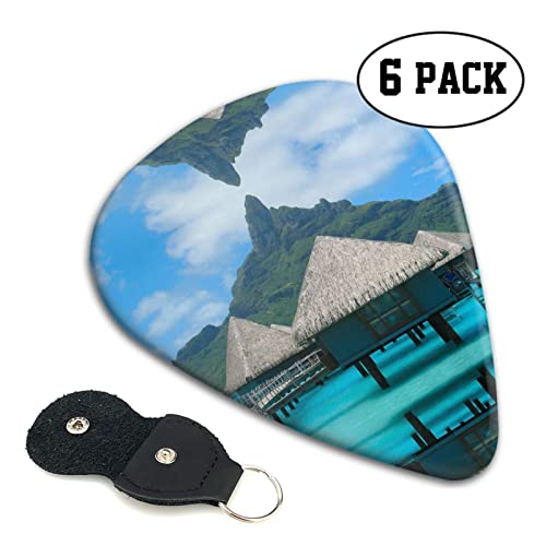 Tahiti Beach Lot de 6 médiators pour guitare acoustique, guitare électrique, basse, ukulélé – fins, moyens et épais - Les Beatles, Paul McCartney, John Lennon, RIngo Starr, George Harrison Tahiti Beach Lot de 6 médiators pour guitare acoustique, guitare électrique, basse, ukulélé - fins, moyens et épais – Image 3