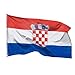 Produktbild Aricona Kroatien Flagge 90x150cm - wetterbeständige Fahne mit Messingösen, 100% Polyester, robuste Doppelnaht & in lebendigen Farben - ideal für Flaggen-Liebhaber
