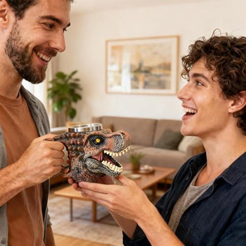 Taza de café con efecto 3D portátil para hogar, viajes y excursiones exterior 3