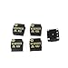 Aexit 5pcs 9mm x 9mm x 3.5mm Square Shape SMD Buzzer Black DC 1.5V 90mA 2500 Hz (1f164901cbb4e5c1d864331ecf50e77b)