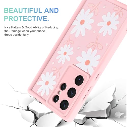 Image of Compatible with Samsung Galaxy S23 Ultra Case, Pink