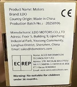 LDO Motors NEMA 17 Hochtemperatur-Schrittmotor LDO-42STH48-2804AH