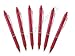 for Ball 0.7mm Erasable Gel Pens, Fine Point, Red Ink, Pack of 6
