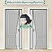 CWEEN CLU Magnetic Screen Door, Fit Door Size 36 x 81 Inch, Reversible Left Right Side Opening, Quick Installation Without Tools, Full Size 38