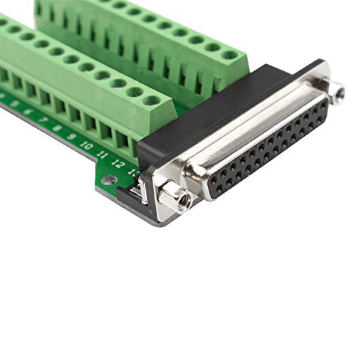 Conector conector D-sub DB25 hembra sin soldadura para placa miniatura 4