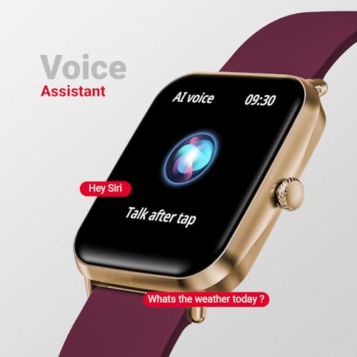 Image of Fire-Boltt Ninja Call Pro Plus Bluetooth Calling Smart Watch, 1.83″ HD Display, AI Voice Assistant, 120+ Sports Modes, IP67 Waterproof, SpO2 & Heart Rate Monitor Smartwatch for Men & Women - Wine