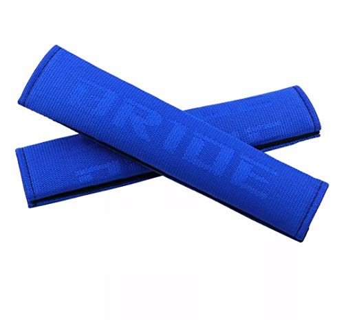 BRIDE BLUE Gradation Seat Belt Cover Shoulder Pads Fabric Racing Seat Material