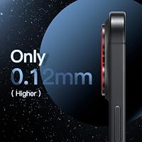 JETech Kameraschutz Schutzfolie für iPhone 15 Pro/15 Pro Max, Space Schwarz – Ansicht 5