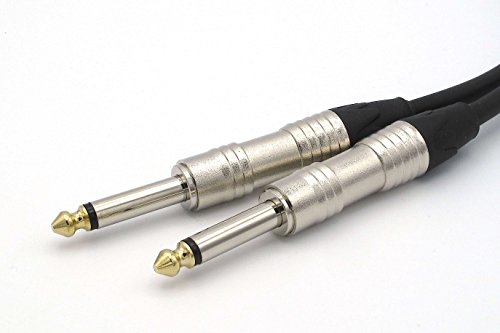 X-LEAD IC70GD100BK série GOLD, Câble pour instruments de qualité professionnelle - Jack/Jack - câble asymétrique - INCO connecteurs d'origine (10 m, noir) - MADE IN ITALY By INCO - Image 5