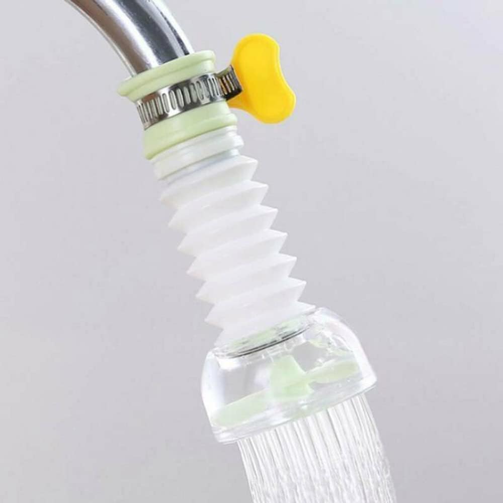 Faucet Aerator,360 ° Rotating Telescopic Water Filter Water-Saving Device Faucet Booster for Kitchen Sink Shower