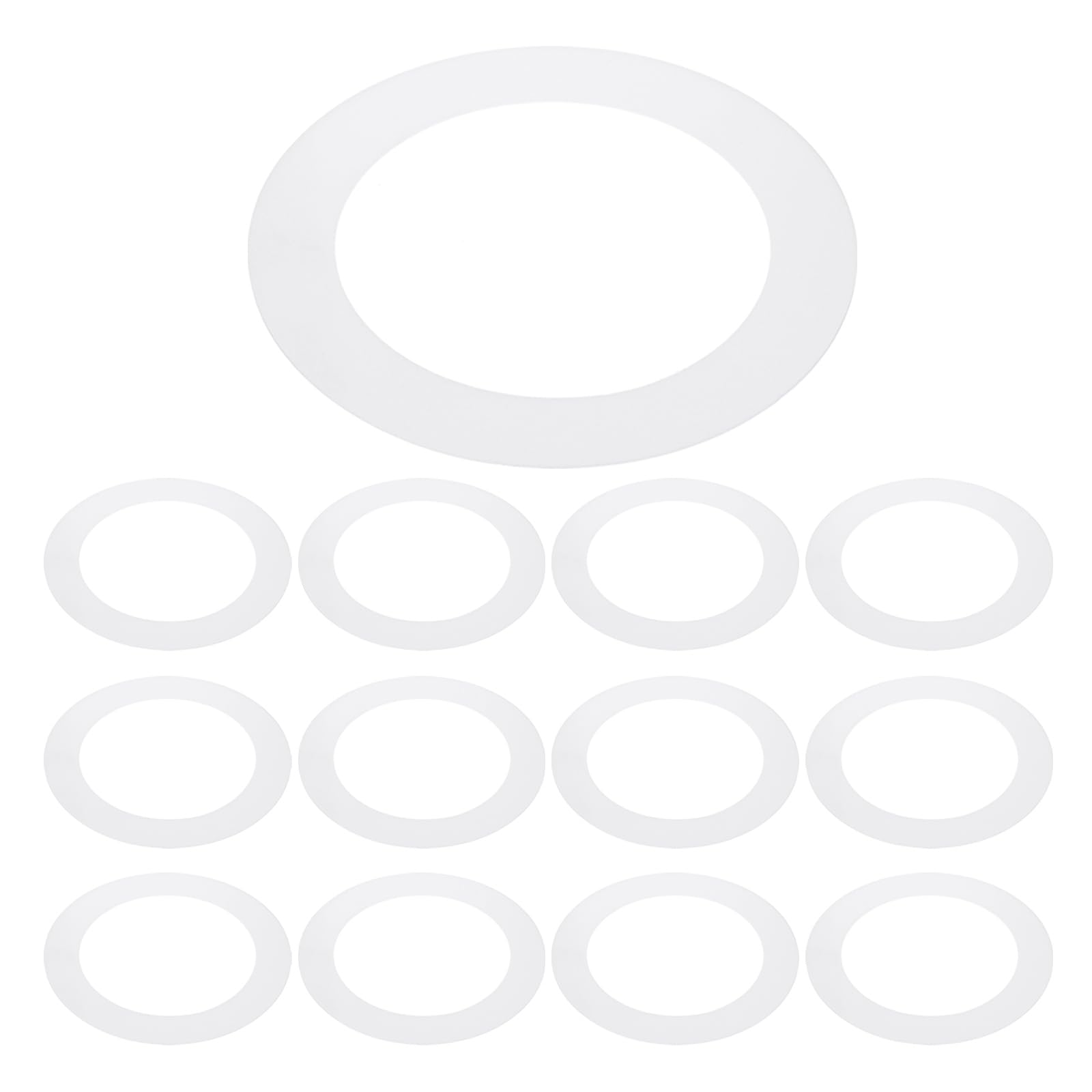 PATIKIL 5.9" ID 8.1" OD Plastic Trim Ring