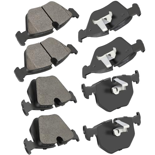 cciyu Front Rear Ceramic Brake Pads Kits 8pcs fit...